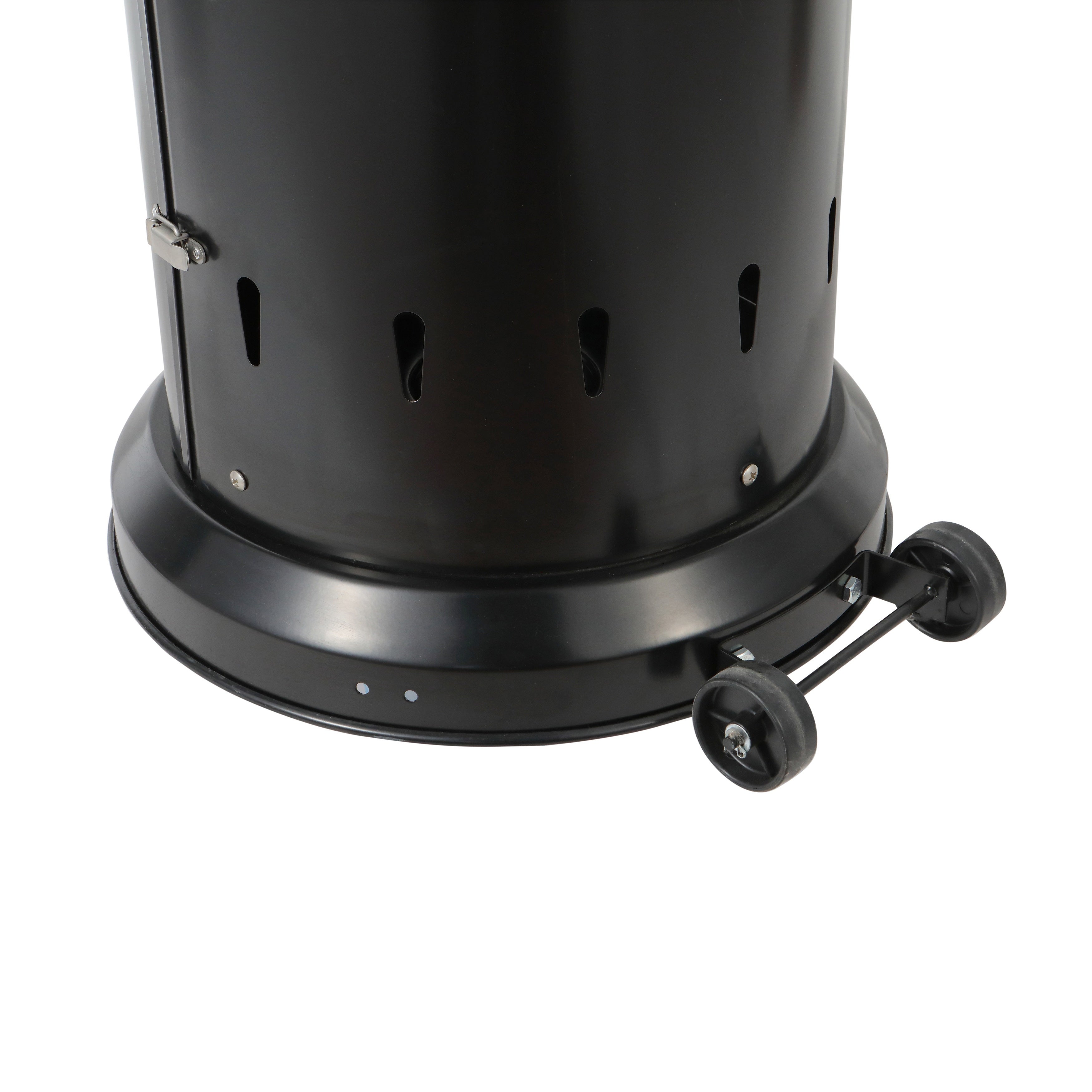 Fácula - Estufa de Gas Exterior Negra Ember | 9kW | Acero | Encendido piezoeléctrico | Ruedas | 18m² - 4