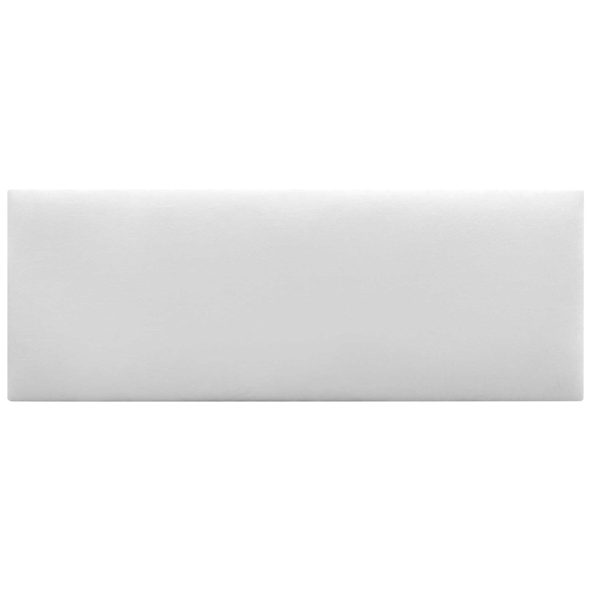 DHOME Cabecero de Tela AQUALINE Liso cabeceros Cabezal tapizado Cama Lujo (Tela Blanco, 150cm (Camas 120/135/140)) - 3