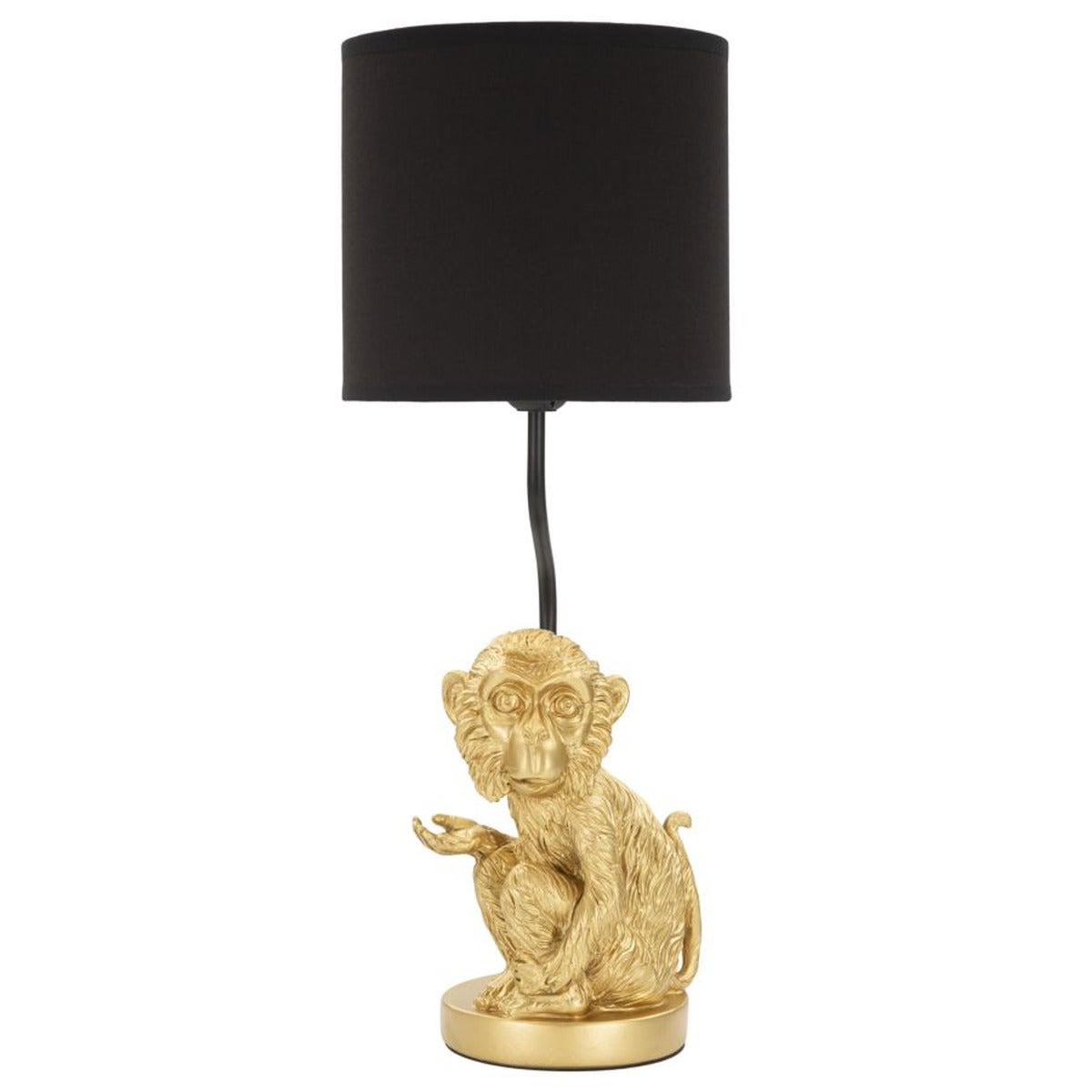 Lampa Stołowa Małpa 6, Poliżywica, Czarny, Seven Design
