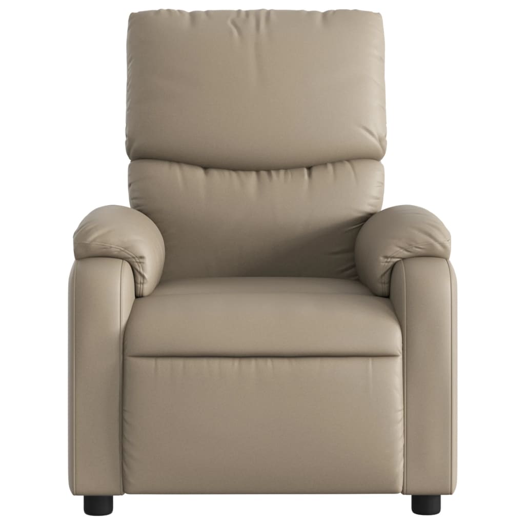Fauteuil de massage，Fauteuil de Salon，Chaise de massage inclinable électrique cappuccino similicuir CDS91257 - 8