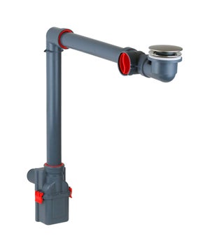 Besshepplo Scarico a pavimento in acciaio inossidabile, copertura quadrata per scarico della doccia, antiodore, grande, ricambio efficiente per capelli (9,2 cm