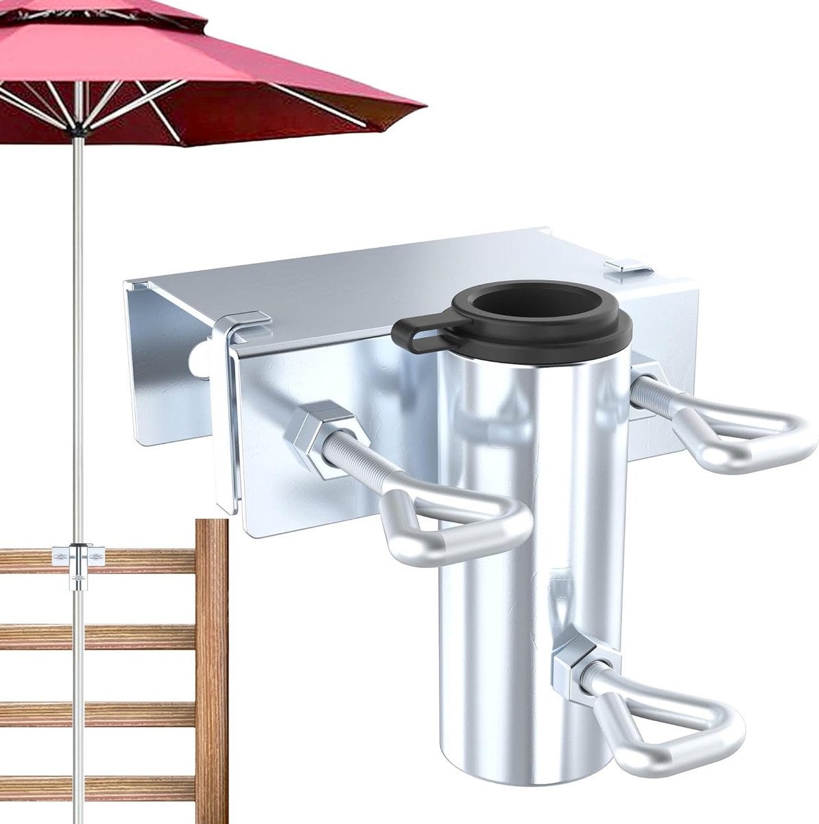 ADNET Jacques 1900-1984 - Pied Fumeur En Forme De Parapluie En Métal Chromé Et Cuir Havane Pique Selli ADNET Jacques 1900-1984 - Pied Fumeur En Forme De Parapluie En Métal Chromé Et Cuir Havane Pique Selli