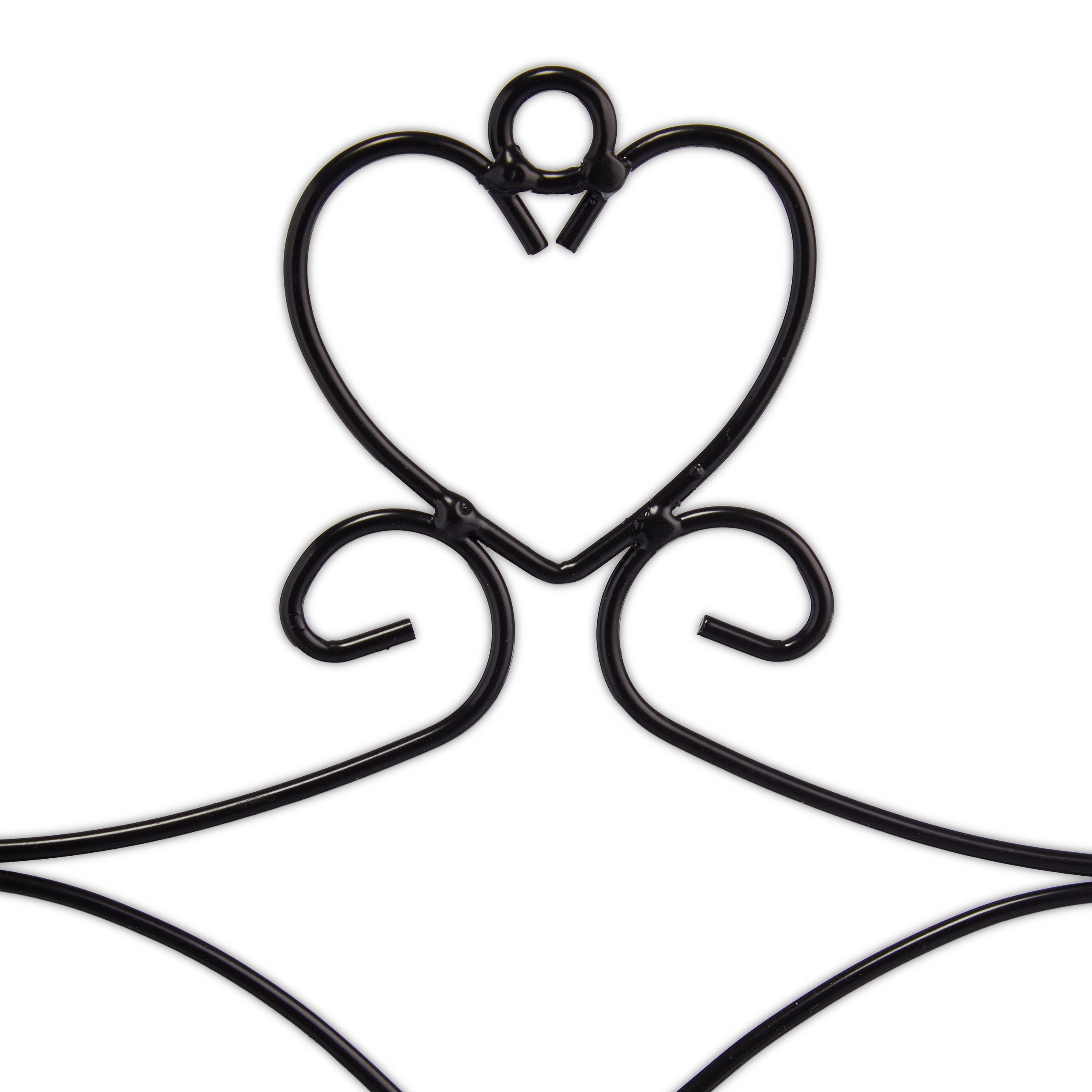 Porte-bijoux mural, pour colliers, boucles d’oreilles & bracelets, présentoir, 30 x 36,5 x 3,5 cm, noir, Relaxdays - 7