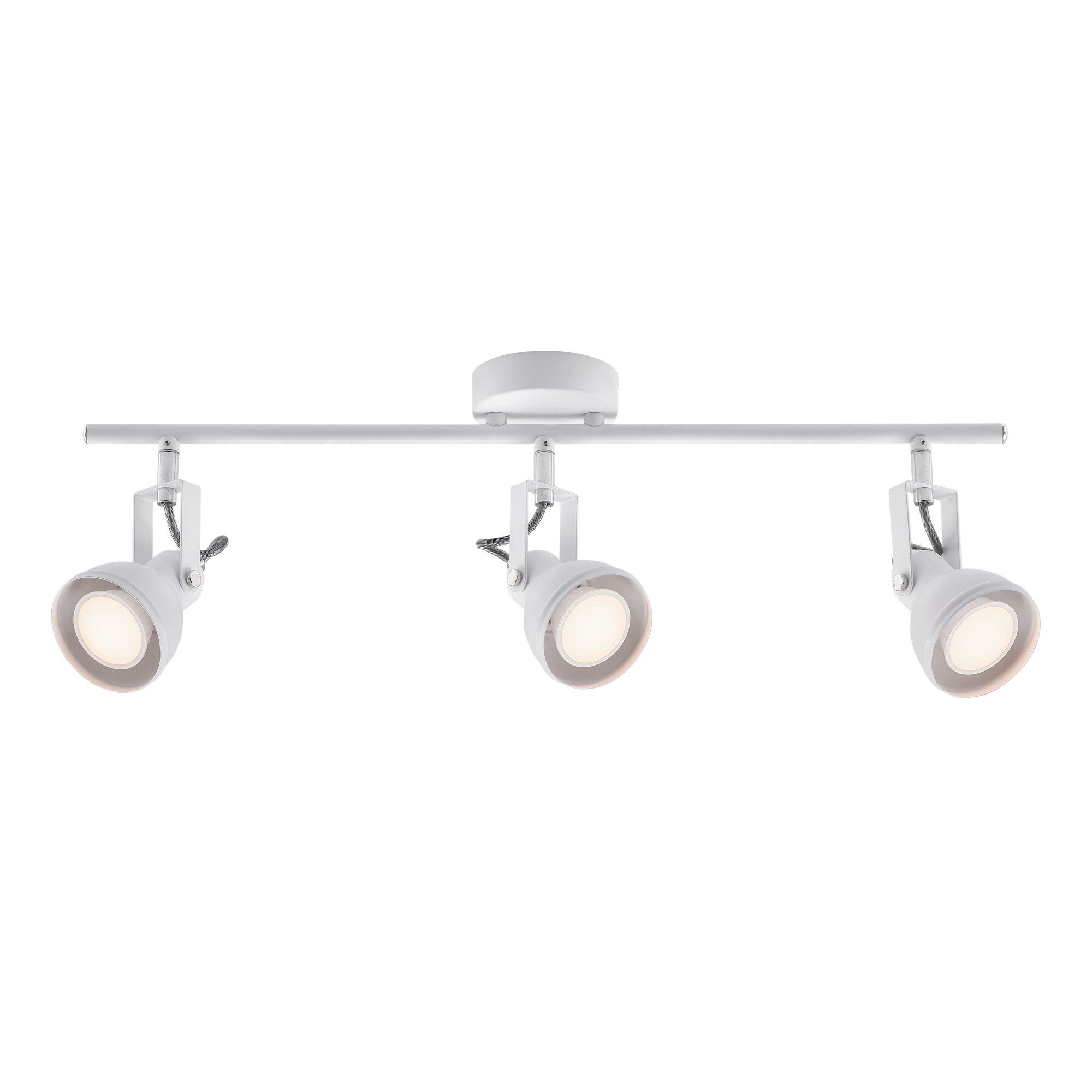 Nordlux ALASK minimalistyczna listwa z 3 regulowanymi reflektorami biały E27