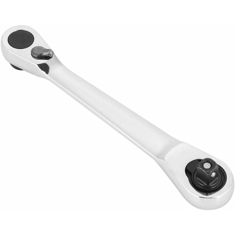 Zestaw kluczy z grzechotką - miniaturowy wkrętak nasadowy z grzechotką 1/4" Klucz dynamometryczny sześciokątny (Rozmiar: 130 mm)