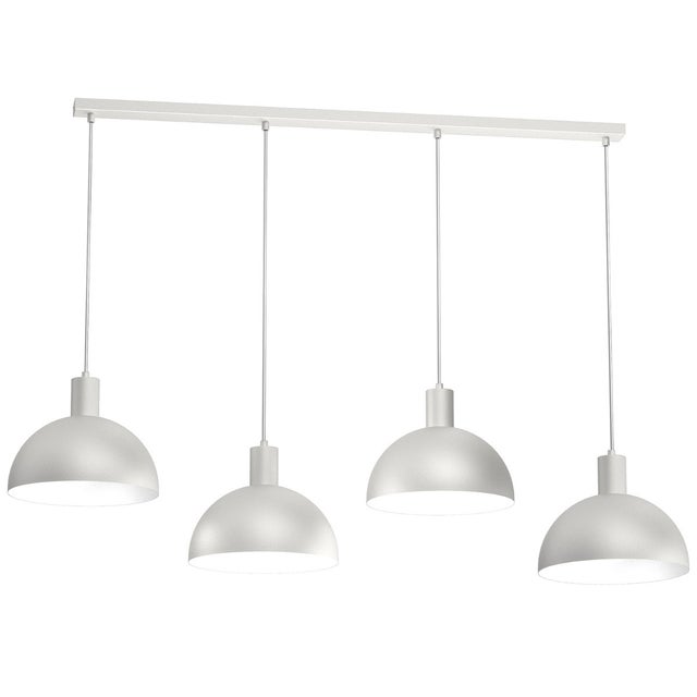 Lampa wisząca Handa jasny szaro-biała 4xE27x15W wym: 110 x 134 x 29 cm metal Luminex