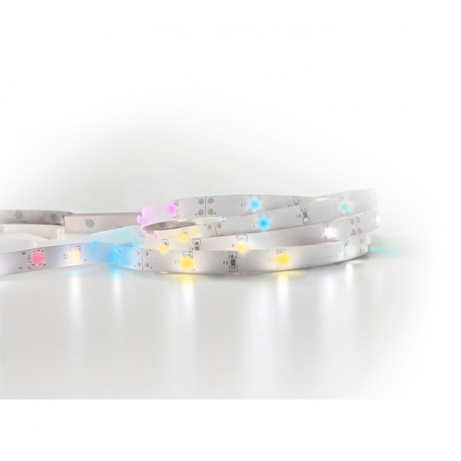 luktix Striscia LED Bianca Naturale 2m, 4000K Striscia LED Dimmerabile 24V, CRI92 +, larghezza 8mm, con Telecomando e alimentazione, per la decorazione domestica, cucina, specchio (4000K, 2M