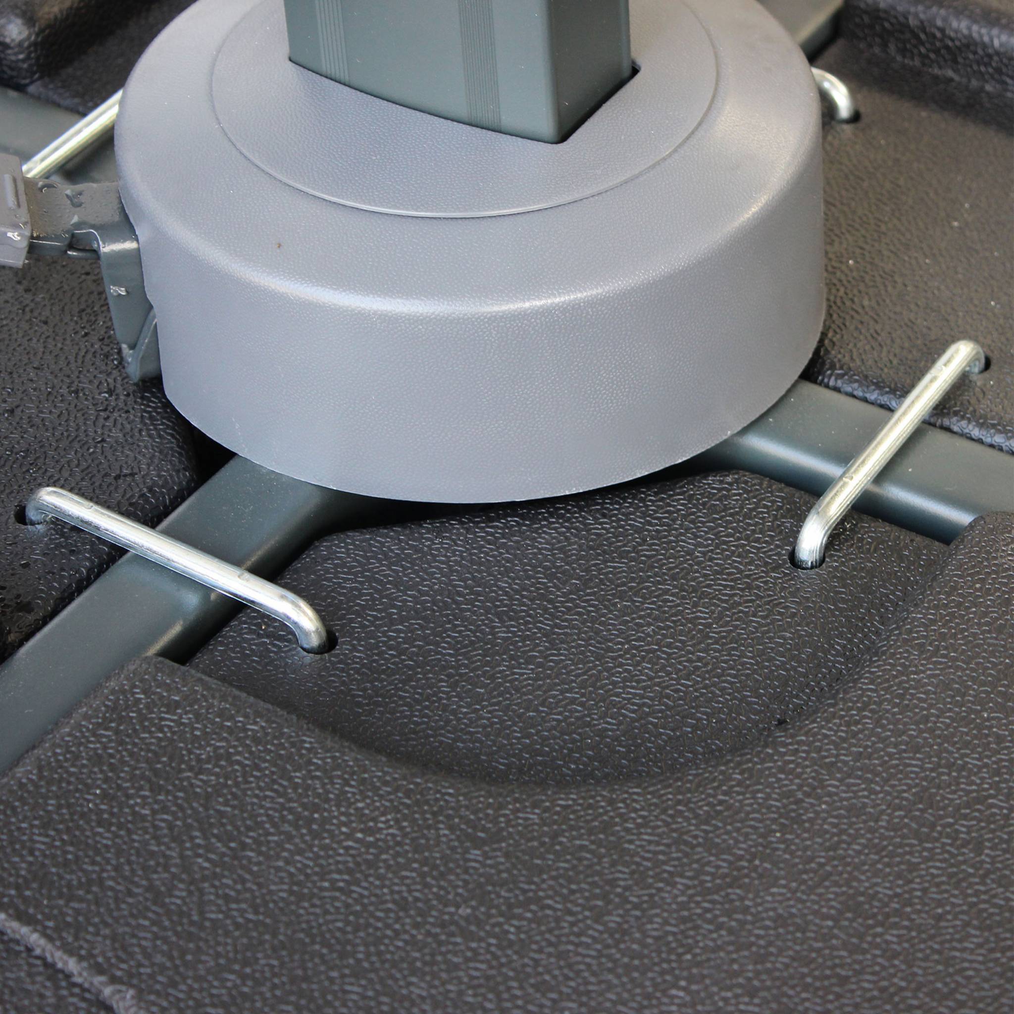 Dalle pour parasol à lester - 50x50cm pieds. socle poids pour fixer votre parasol BASE POUR PARASOL DÉPORTÉ - 4