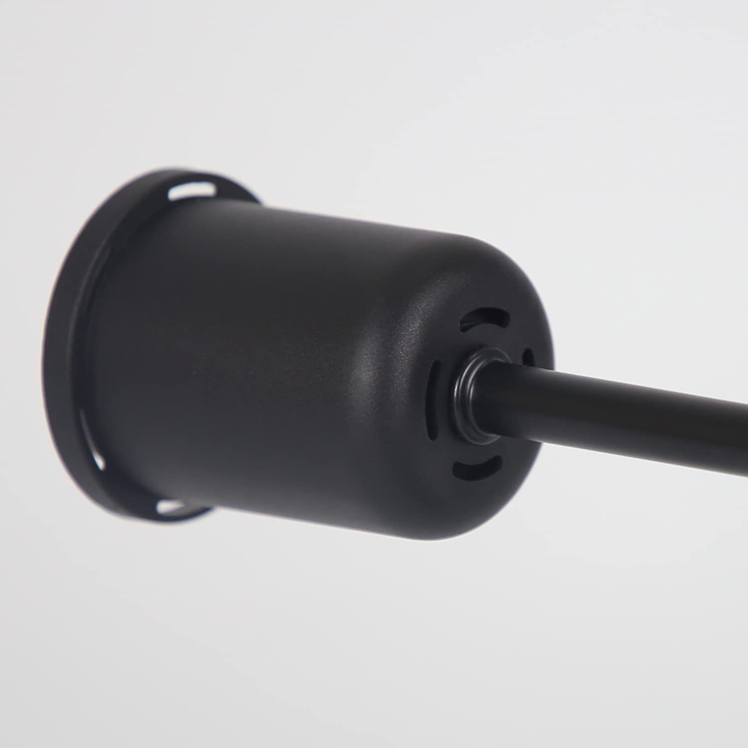 NETTLIFE Lampa sufitowa vintage czarna - retro lampa do salonu 4 lampy przemysłowe E27 Bez żarówek - 4