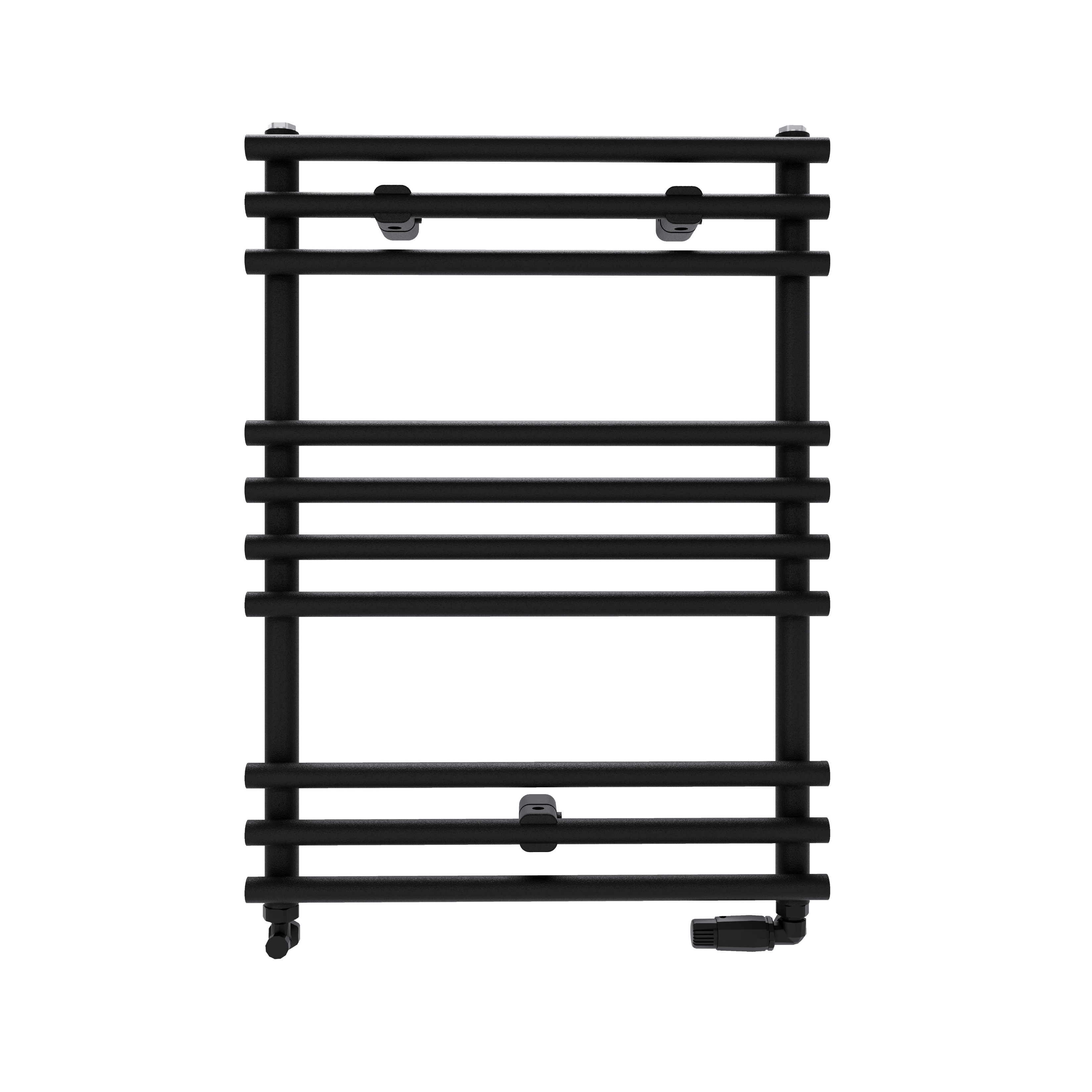 Grzejnik łazienkowy Picco 67,7x50 cm czarny 301W Roz 50cm LUXRAD