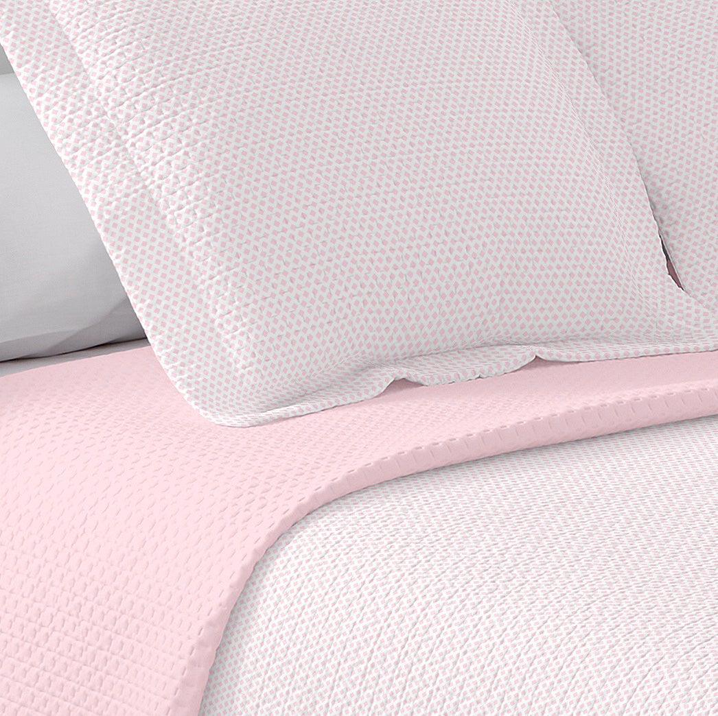 Colcha Lisa Reversible Maquillaje cama 90 cm - 180x270 cm - 8