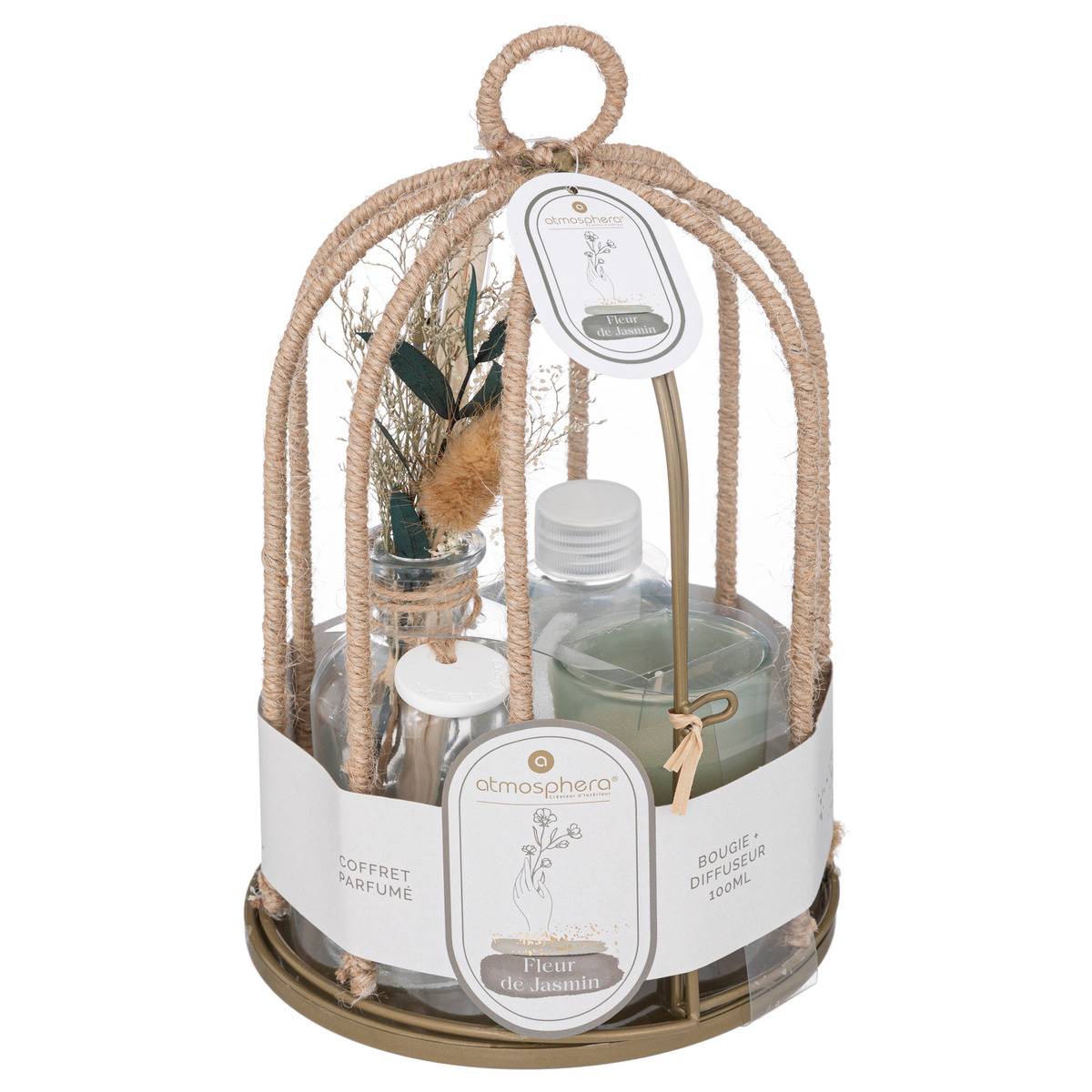 Coffret Naissance Fille Maison - 10 Tiroirs + Cadre Photo, Cadeau Baby Girl