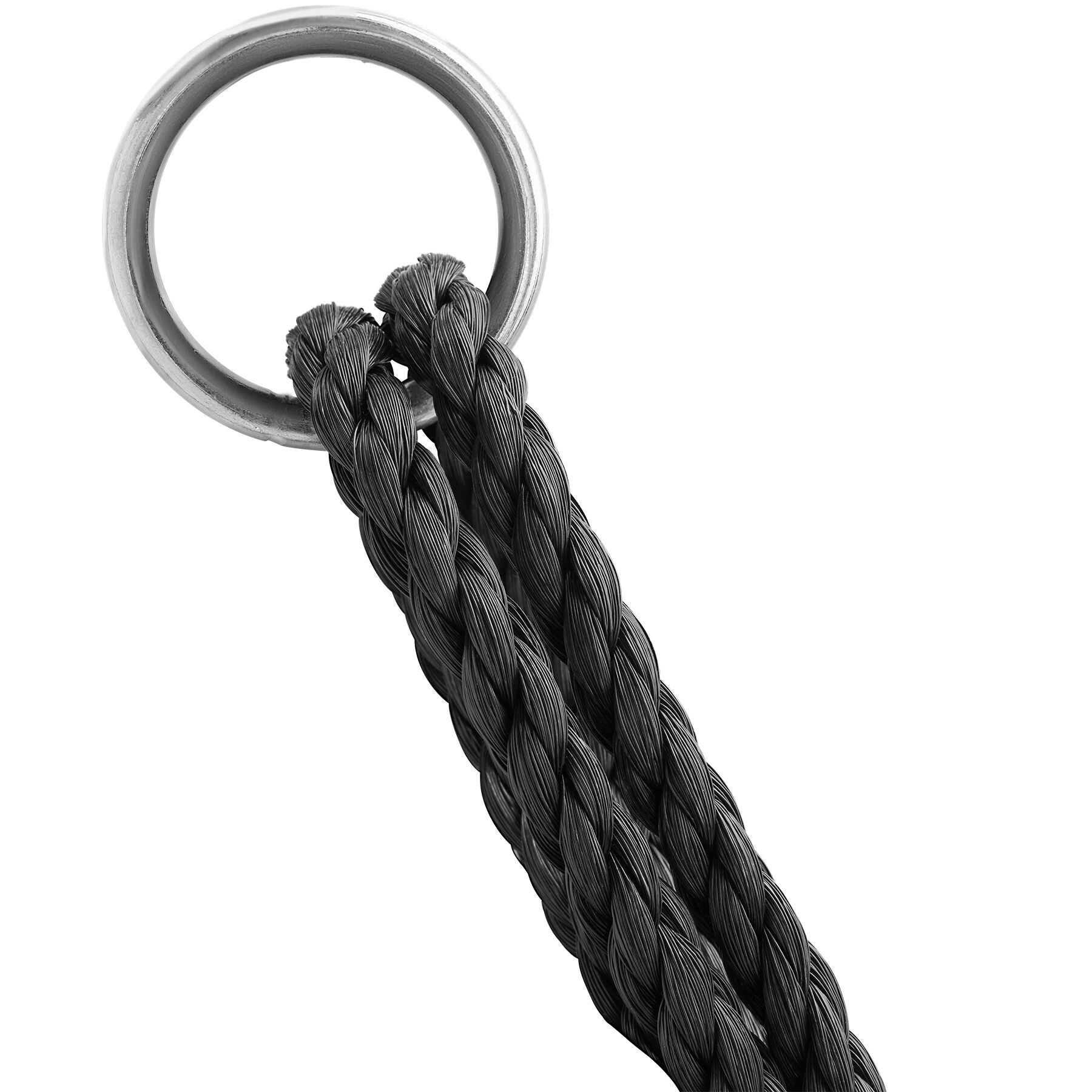 Balançoire pour intérieur et extérieur réglable en hauteur avec une capacité de 120 kg 120 cm de diamètre TECTAKE - 9