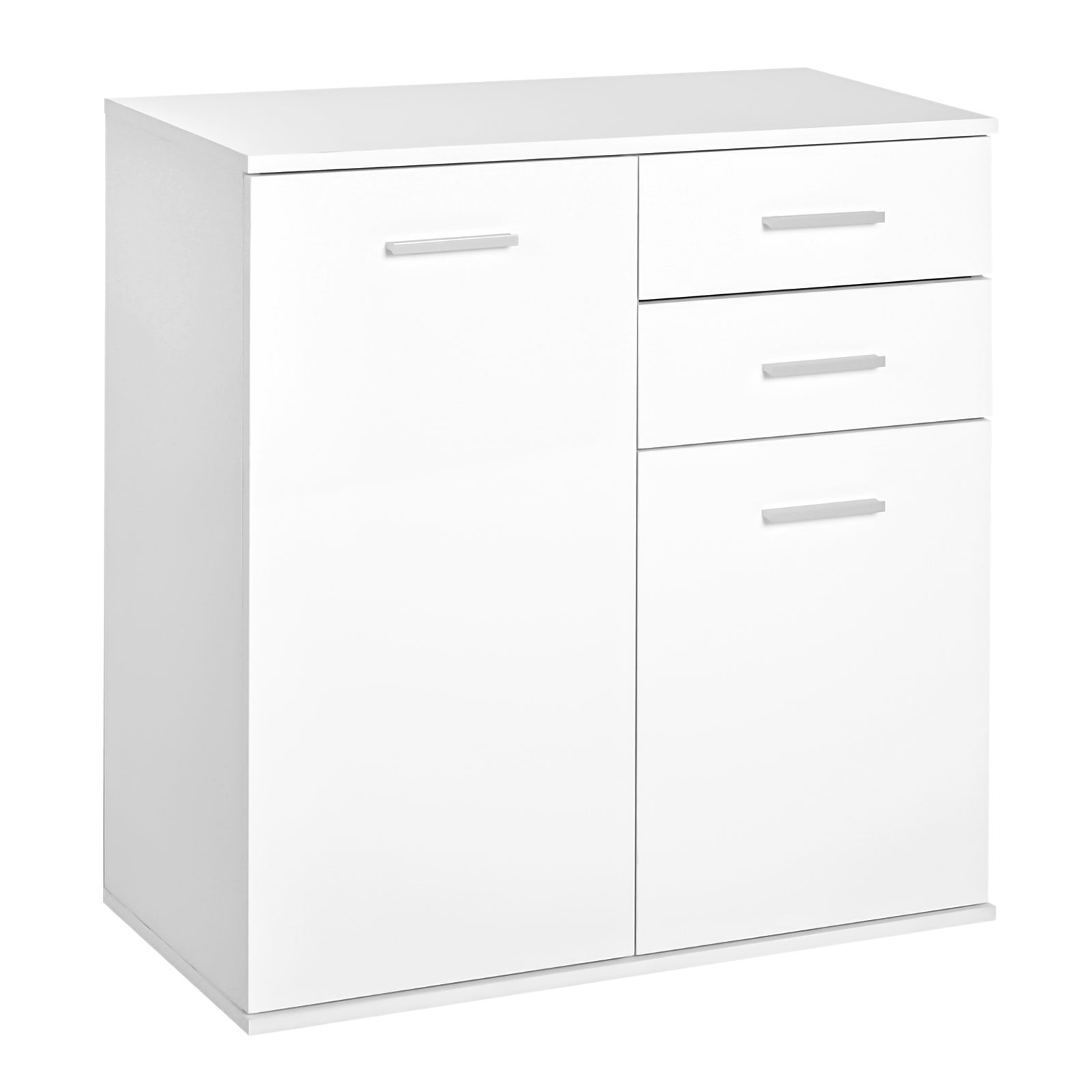 Armario gabinete consola aparador buffet mueble organizador de almacenaje multiusos de comedor salón con puertas y cajones 71x35x76cm