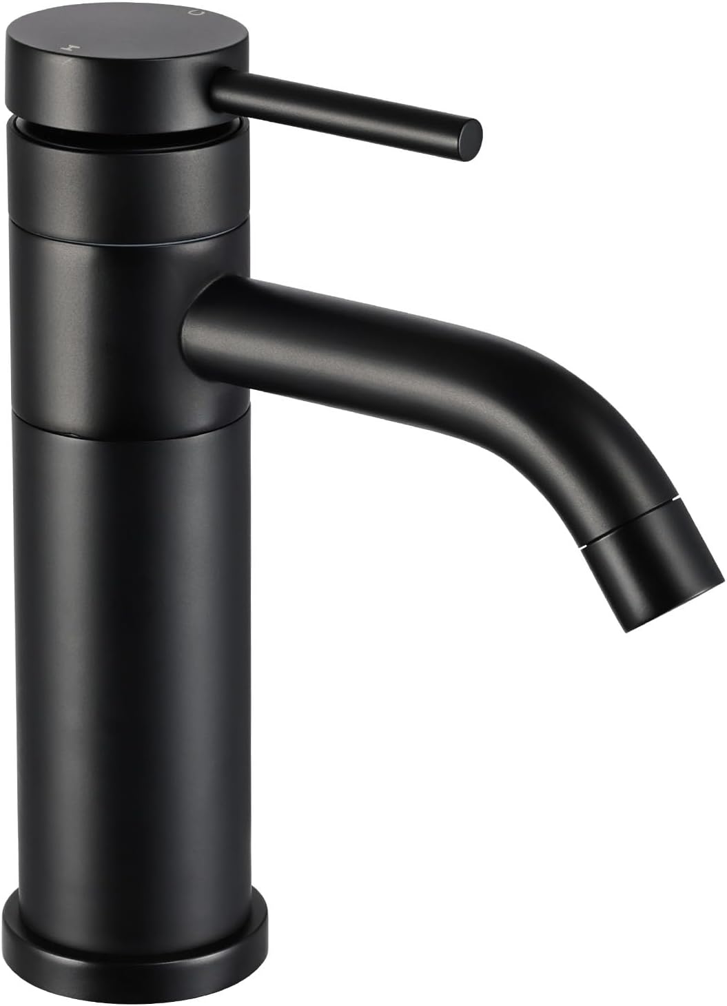 Bateria umywalkowa z obrotową wylewką, jednouchwytowa bateria umywalkowa do wbudowania, bateria umywalkowa ciepłej i zimnej wody