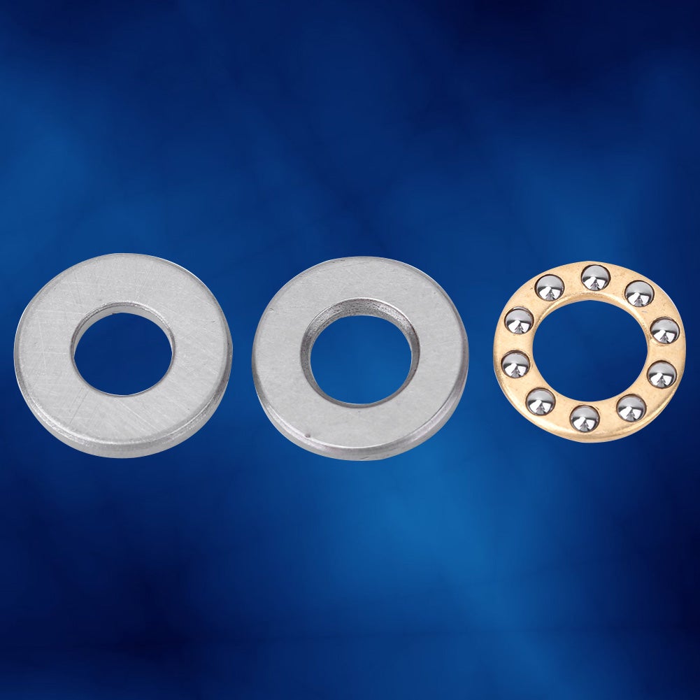 Cuscinetti a sfere assiali in miniatura, cuscinetti piatti in acciaio ad alta precisione (F10-18M 10x18x5,5 mm), 10 pezzi - 4