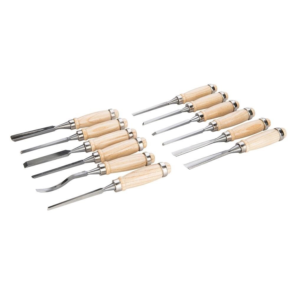 Silverline 451388 Scalpello Da Legno 275 Mm: Acciaio Cromo Vanadio, Lama Affilata, Impugnatura In Legno