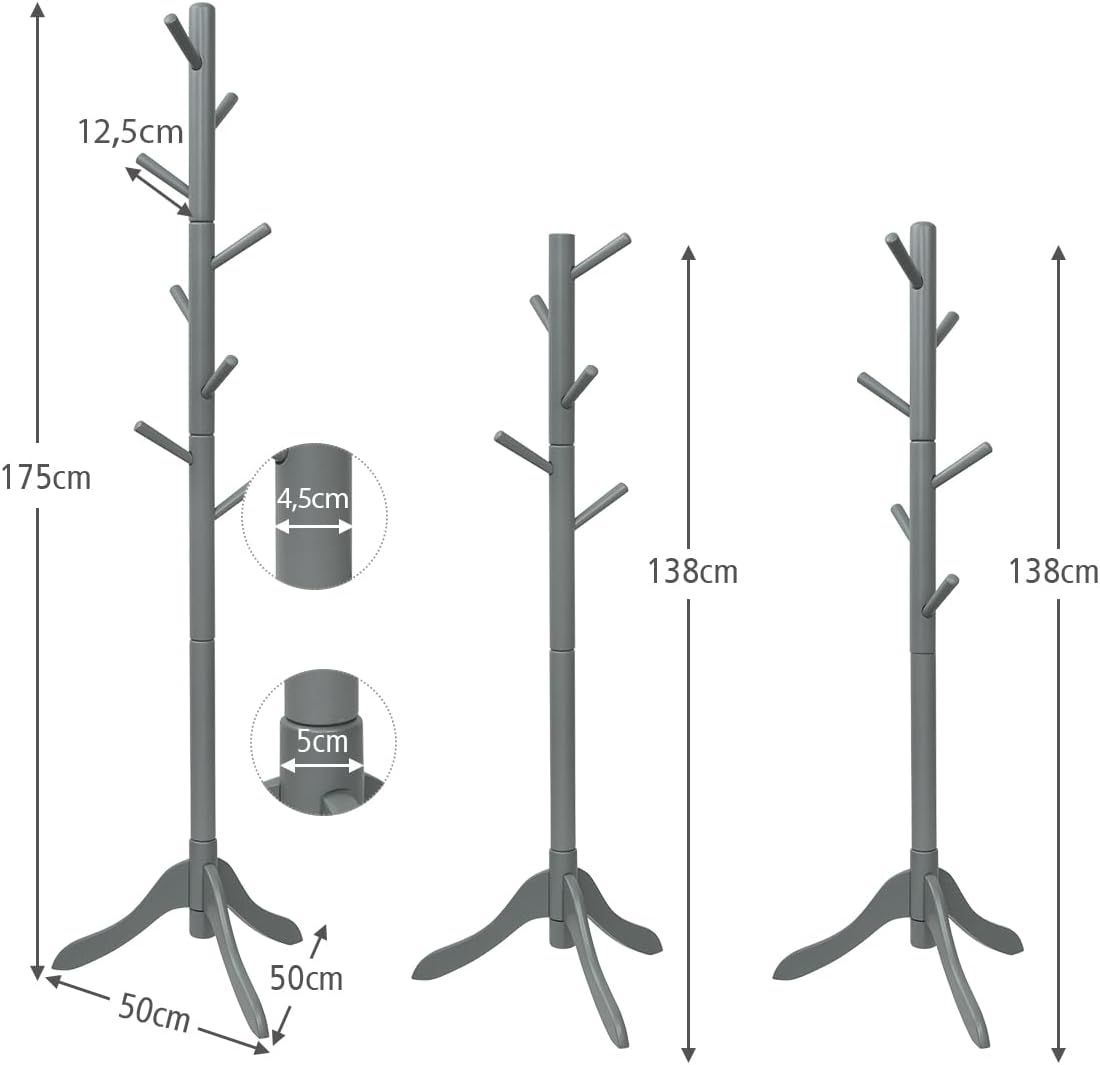 APPENDIABITI LEGNO POSTI 4 BIANCO XTRA