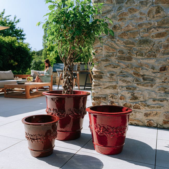 Vaso Per Piante E Fiori Xl Granit CERMAX In Terracotta Terracotta H 32 5 Cm 26 Cm 83583239 Vaso Per Piante E Fiori Xl Granit CERMAX In Terracotta Terracotta H 32 5 Cm 26 Cm 83583239