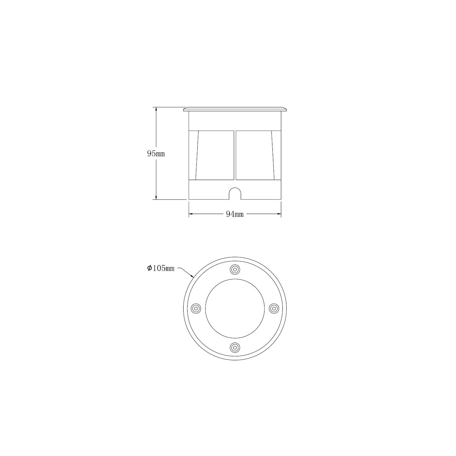 Ledkia Segnapasso Esterni LED 6W Incasso a Terra Scuba Acciaio Inox Argento - 4