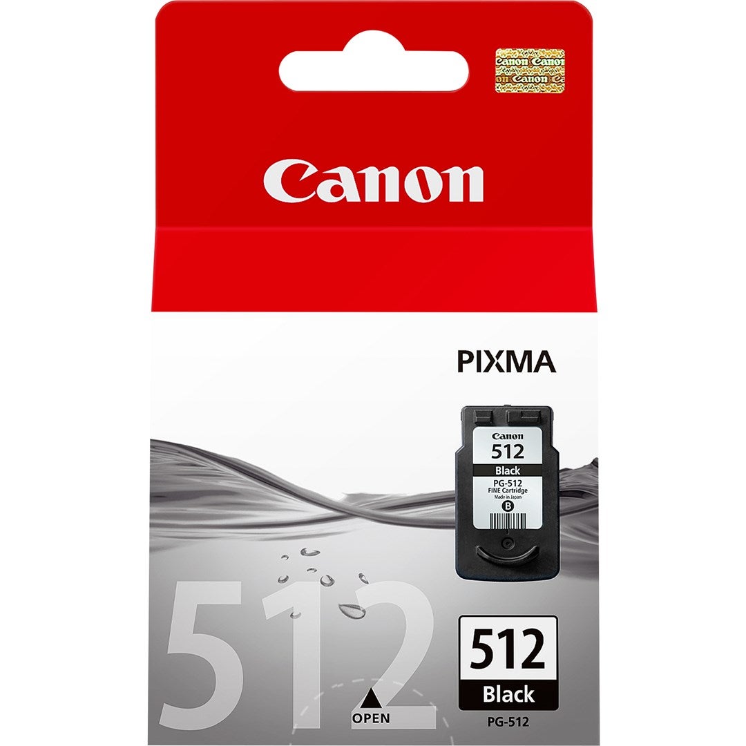 Cartucho de tinta preta Canon pg 512