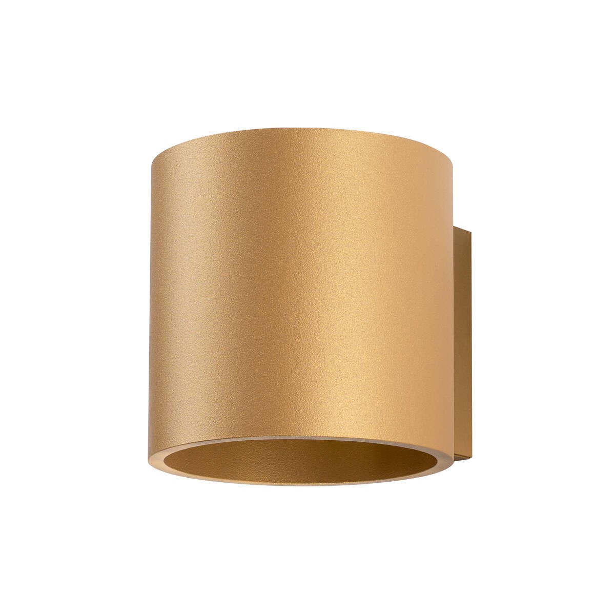 Kinkiet ścienny Orbis 1 złoty 1xG9x8W wym: 10 x 12,5 x 10 cm aluminium IP20 Sollux Lighting