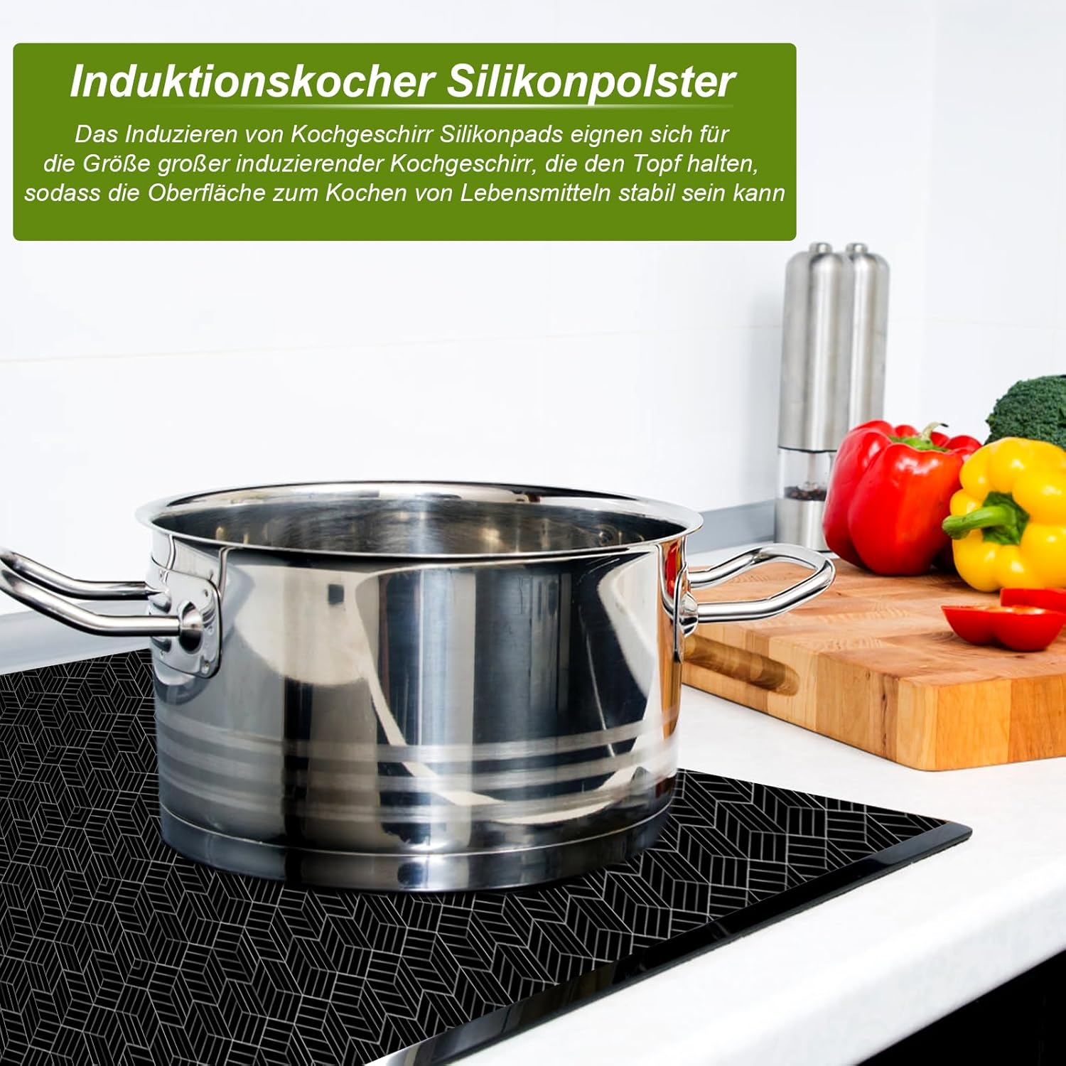 52x78cm Protege Plaque Induction, Couvre Plaque De Cuisson Induction, -40°C~240°C, Facile à Nettoyer, Idéal Comme Tapis à Induction pour Protéger - 7