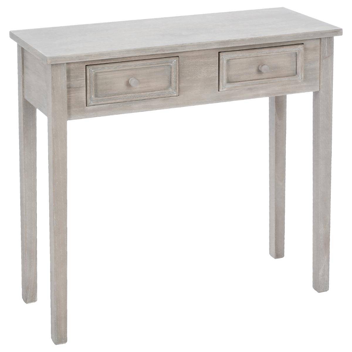 ATMOSPHERA Consolle Naomi Con 2 Cassetti - Legno E Metallo, L110 X P40 X H80.5 Cm, Stile Moderno Per Ingresso - 2