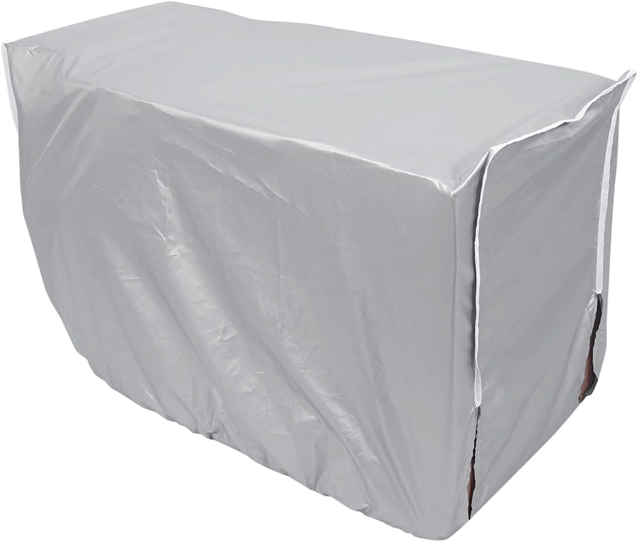 Housse De Protection Pour Climatiseur Extérieur - Imperméable Anti-poussière, 6 Tailles, Tissu Oxford Argent | Couverture Hiver - 5