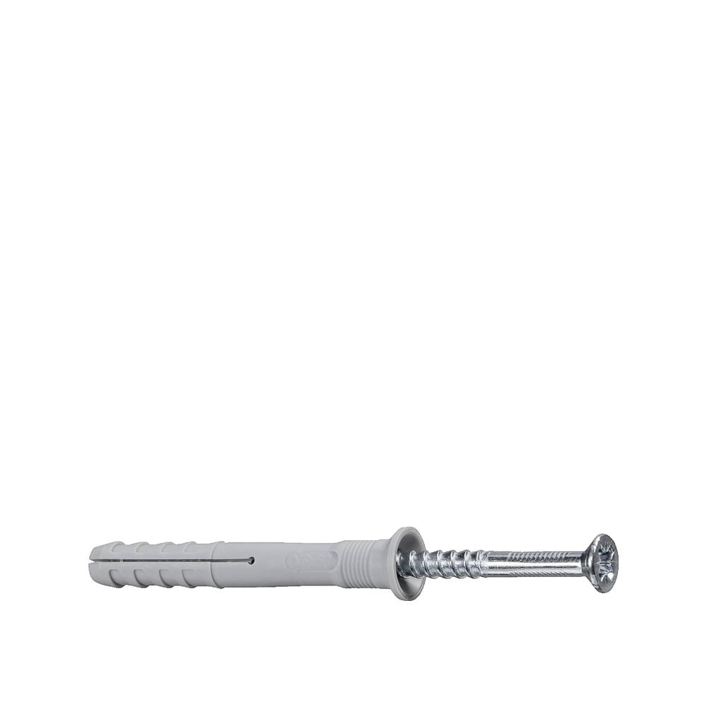 Kołki gwoździowe Fischer N8x60 Nylon 100 sztuk szybki montaż