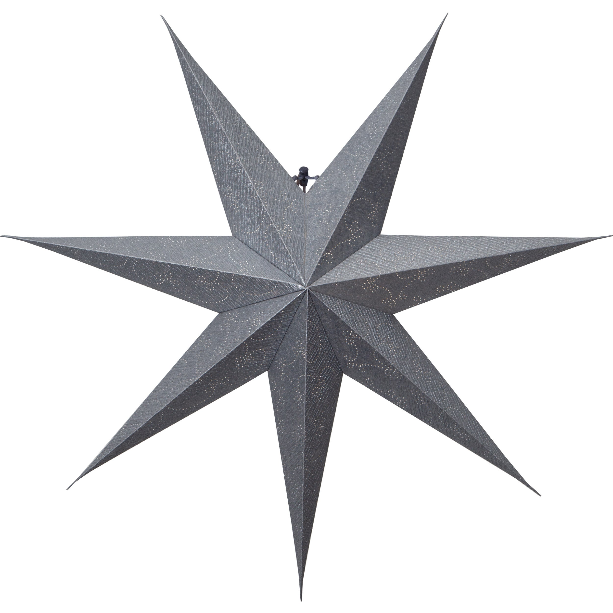 Star Trading Paper Star Decorus", papier czerpany, srebrnoszary, Ø 75 cm