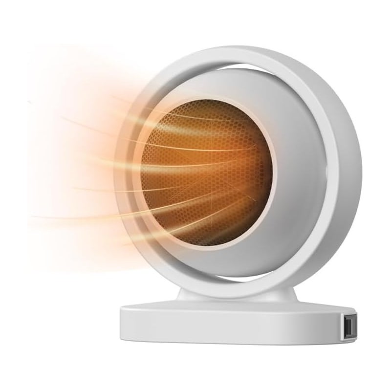 Elektryczny grzejnik farelka 500W - Przenośny, cichy, szybkie nagrzewanie do biura i domu