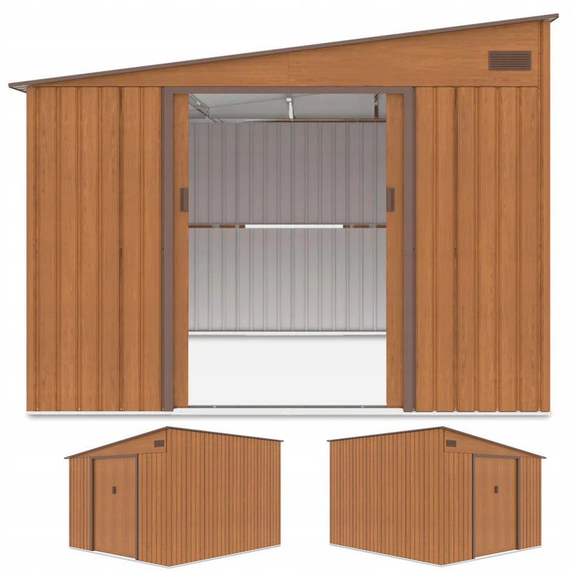 Domek Ogrodowy na Narzędzia JASPER 321x279 cm Metalowy na Ogród Hardmaister 1 szt