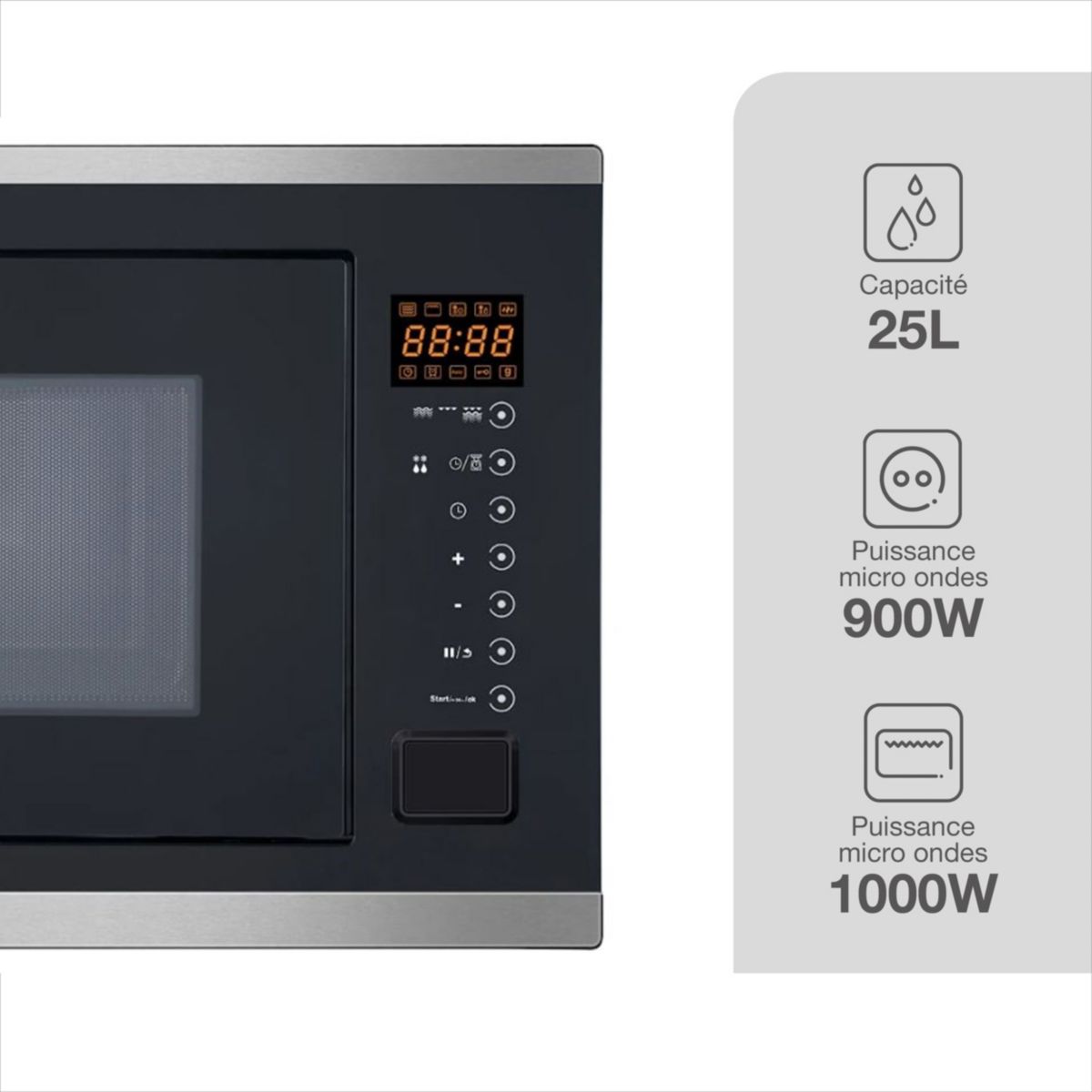 Micro ondes grill encastrable ESSENTIELB EMEG253n Grill - 2