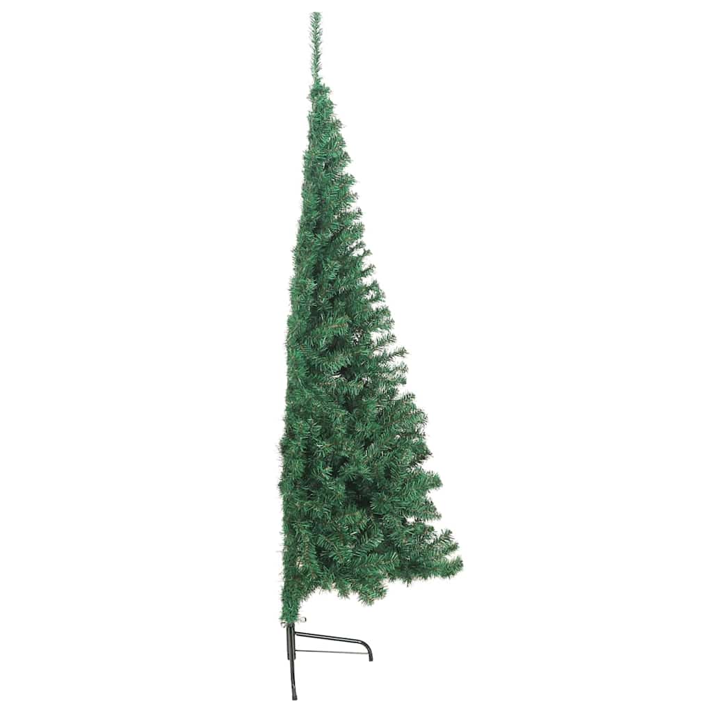 Árvore de Natal artificial meio 180 cm Verde PVC, 465 ramos, interno e externo protegido – ComfortXL - 5