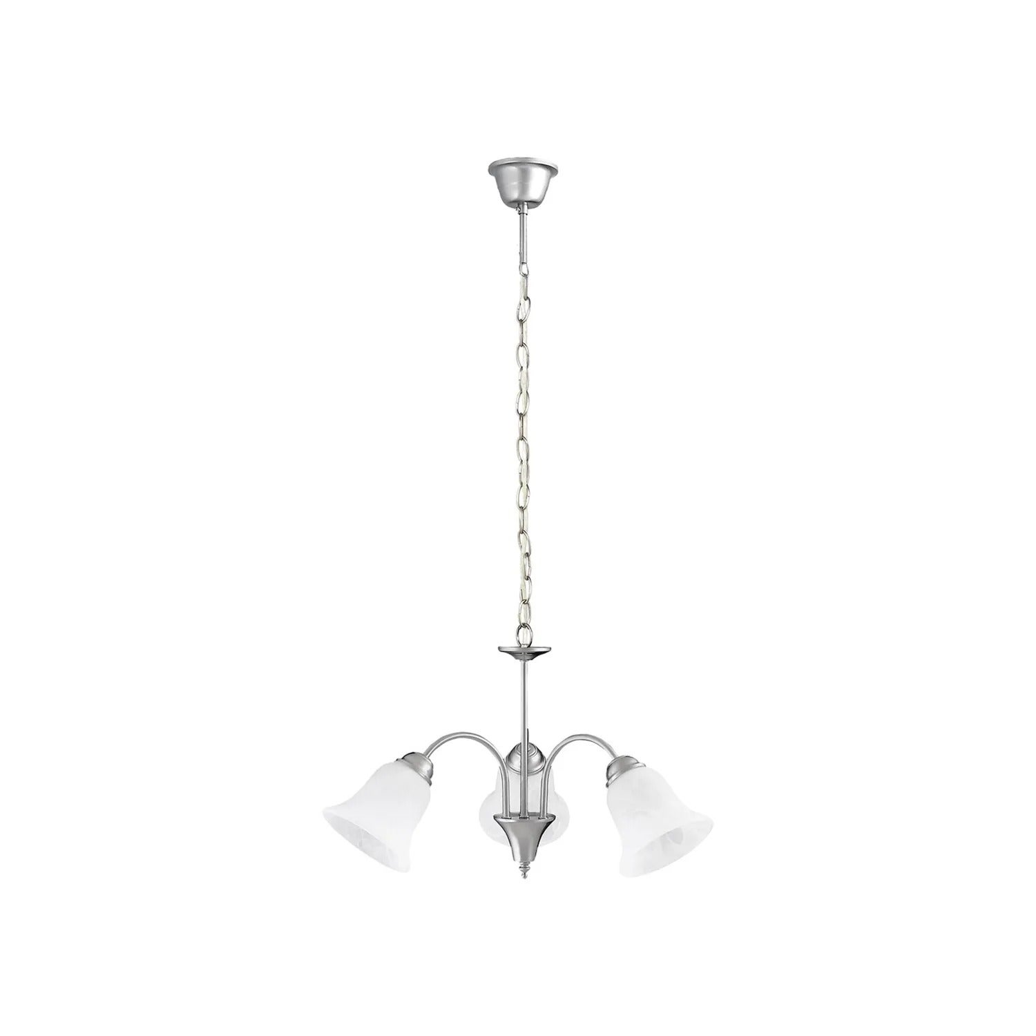 Lampa wisząca Francesca chrom satynowany 3xE14x40W metal wym:90x60x60cm IP20 Rabalux