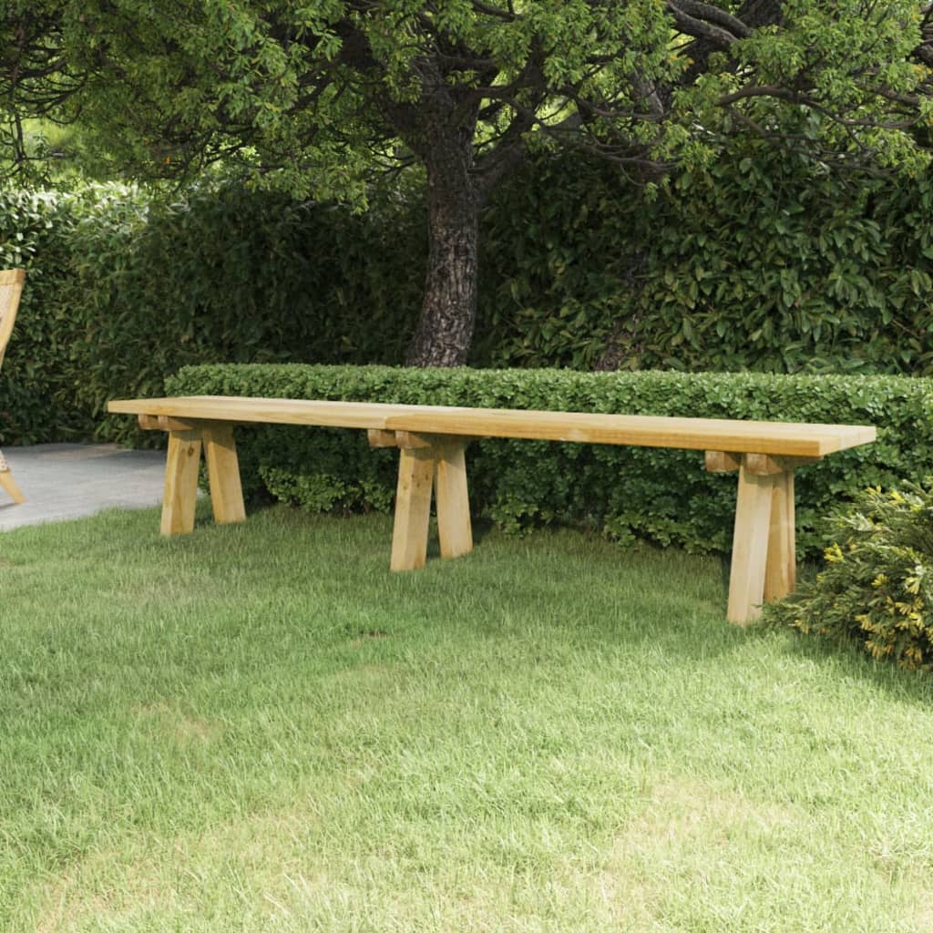 Primario Grande Panchina da Esterno - Panchina da Giardino e da Parco - Panca da Esterno Resistente alle Intemperie - Panchine da Esterno (Marrone, 150cm - Lunghezza Totale della Panca