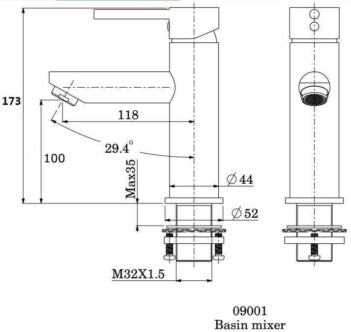 Robinet Lavabo Robinet Salle De Bain, Moderne Design Élégant Laiton Doré Brossé Mitigeur Lavabo, Eau Chaude Et Froide(sans tuyau d'arrivée d'eau) - 6