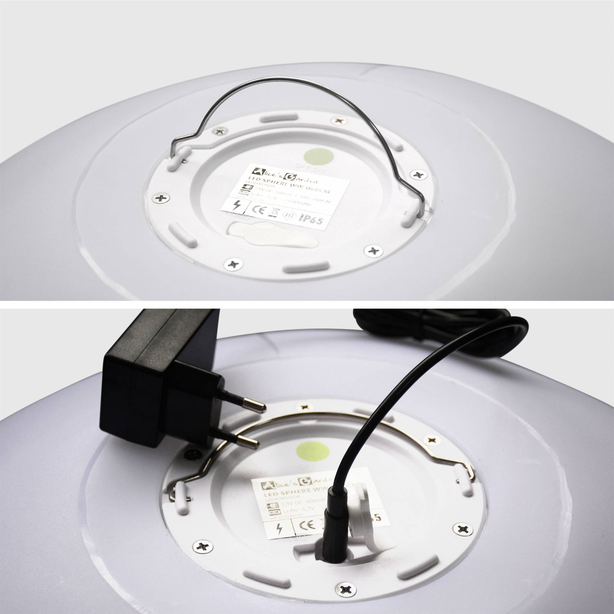 Boule LED 60cm – Sphère décorative lumineuse. Ø60cm. blanc chaud. commande à distance - 9
