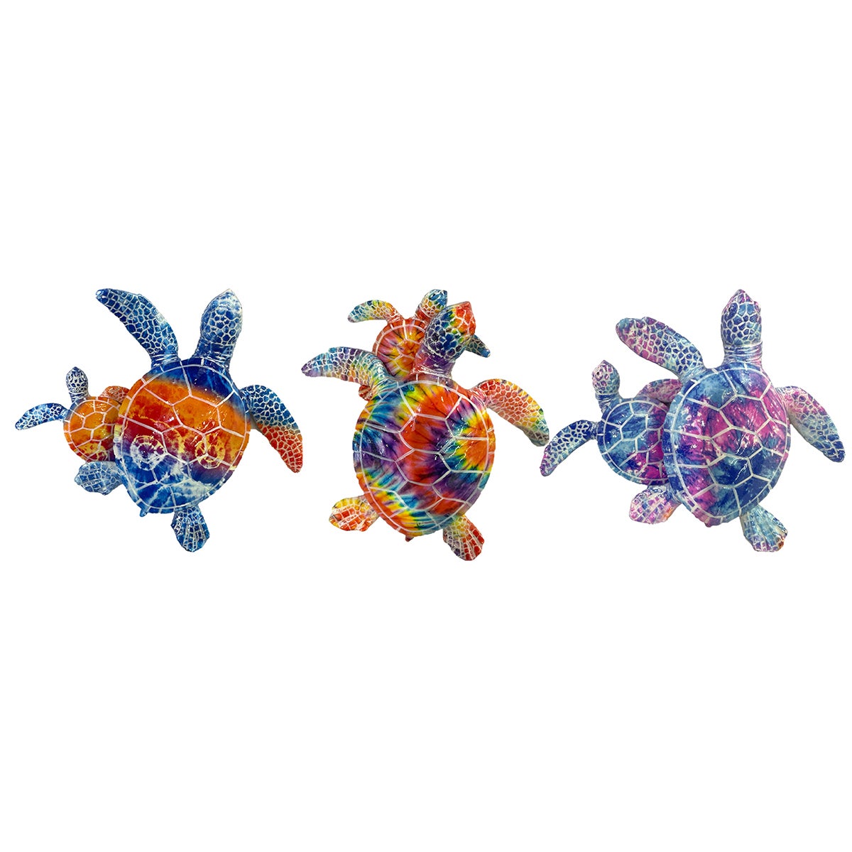 Origen home decor tortuga 3u animales figura de tortuga azul - 4x12x11cm