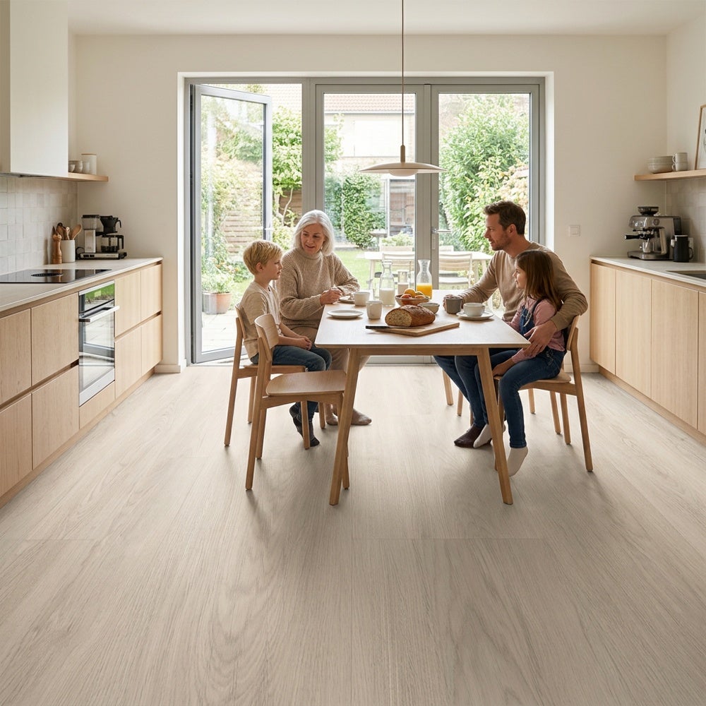 Arquiservi® - Piso Vinílico Autoadesivo em PVC Carvalho Natural 25 m² - Para residências e empresas | Impermeável | Fácil Instalação | 2 mm - 5