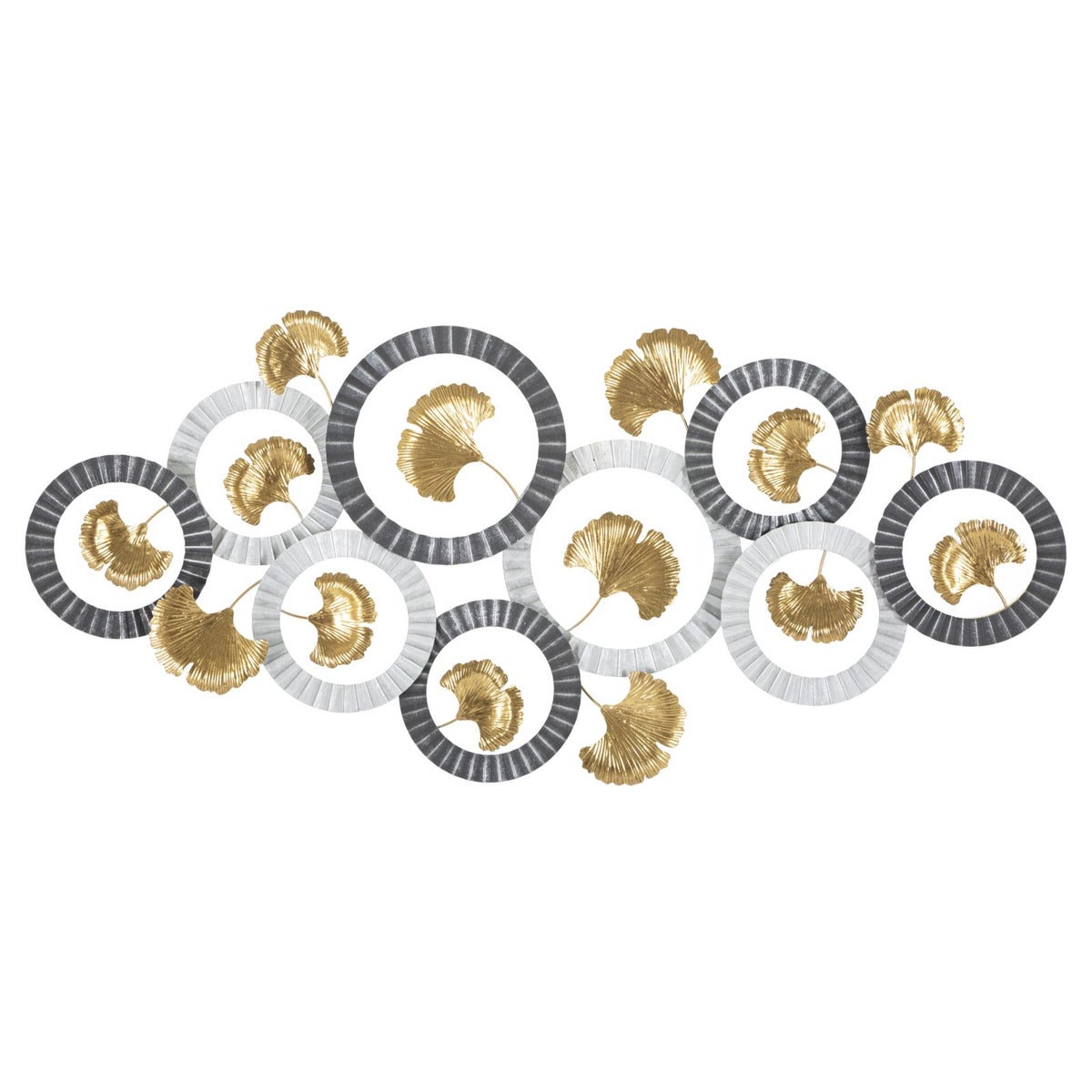 Metalowa Dekoracja 3D Koła 6, Metal, Wielokolorowy, Seven Design