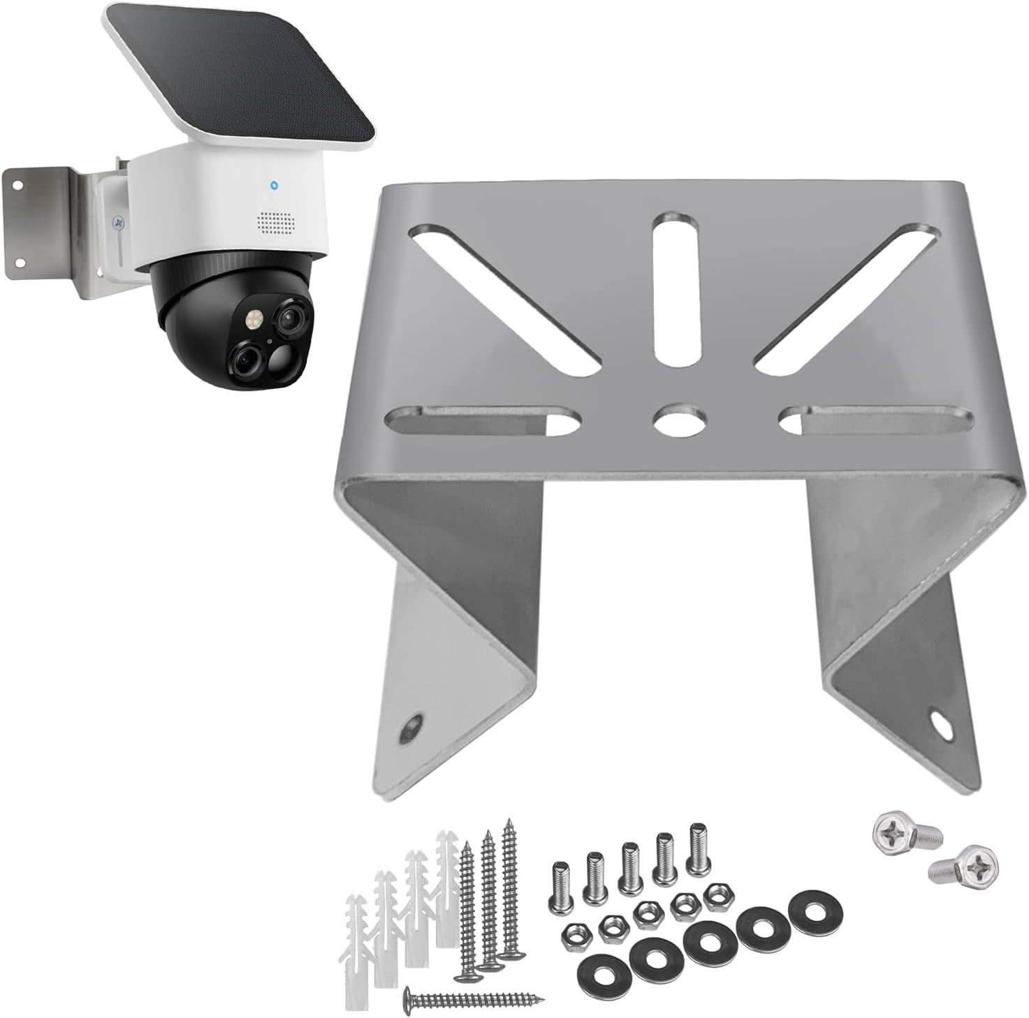 Supporto Per Targa Con Kit Viti Per Telecamera Posteriore VOONOA – Universale, Antiruggine, Facile Installazione, Per Auto E SUV