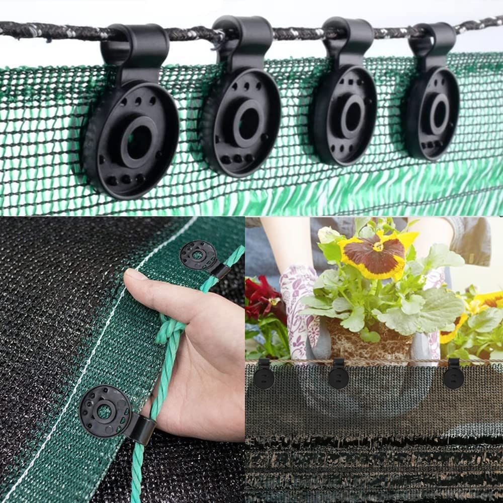 2024 Morsetti Regolabili Per Telo – Clip In Plastica Resistente Per Tarp, Tenda E Ombreggiante