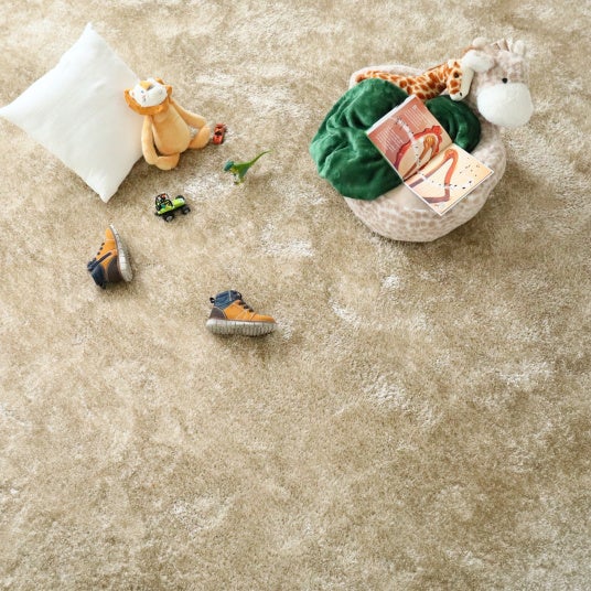 Moquette épaisse - Éclat - Shaggy beige - Echantillon 15 x 20 cm - 3