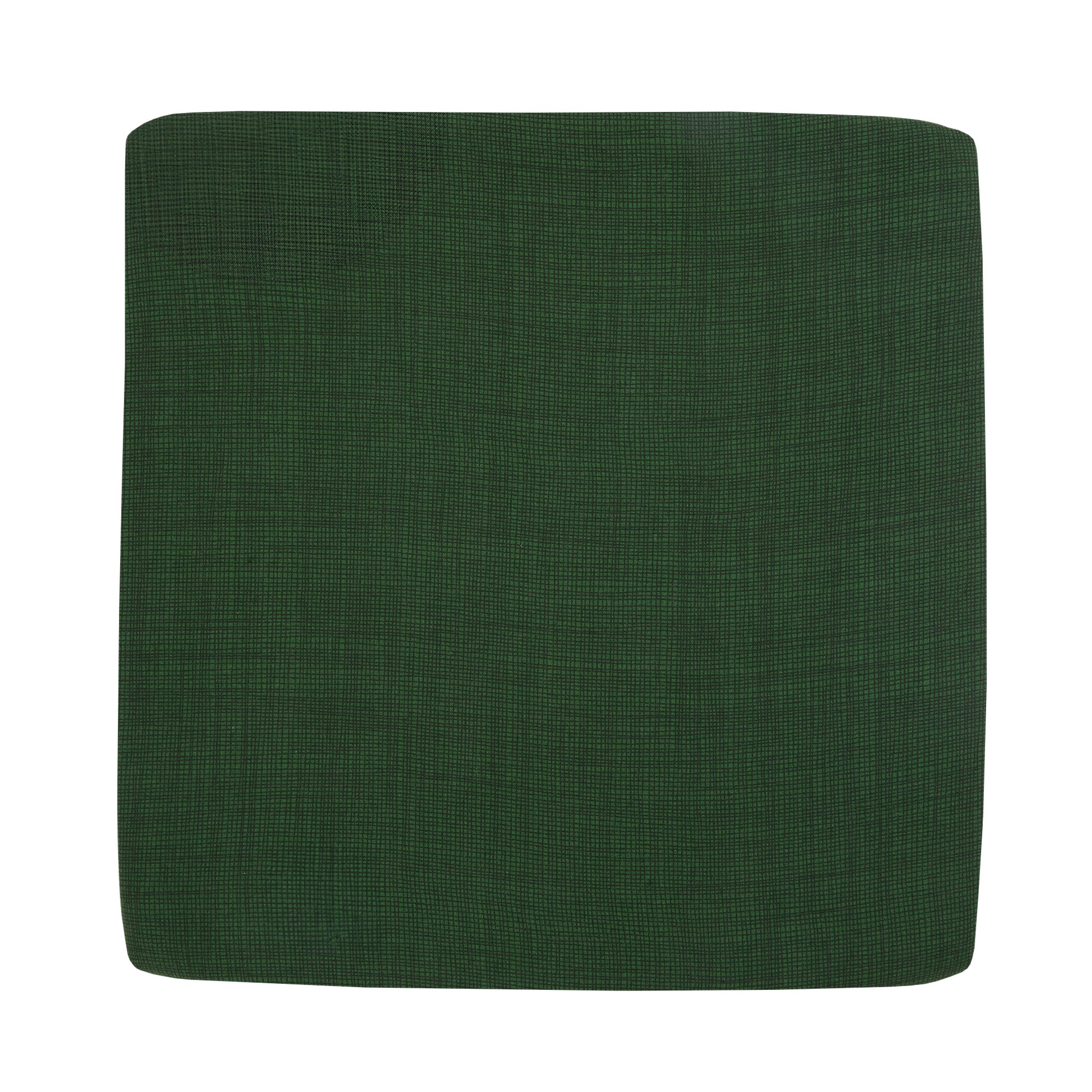Poduszka na taboret kwadratowa zielona w kratkę 30 × 30 cm PATIO