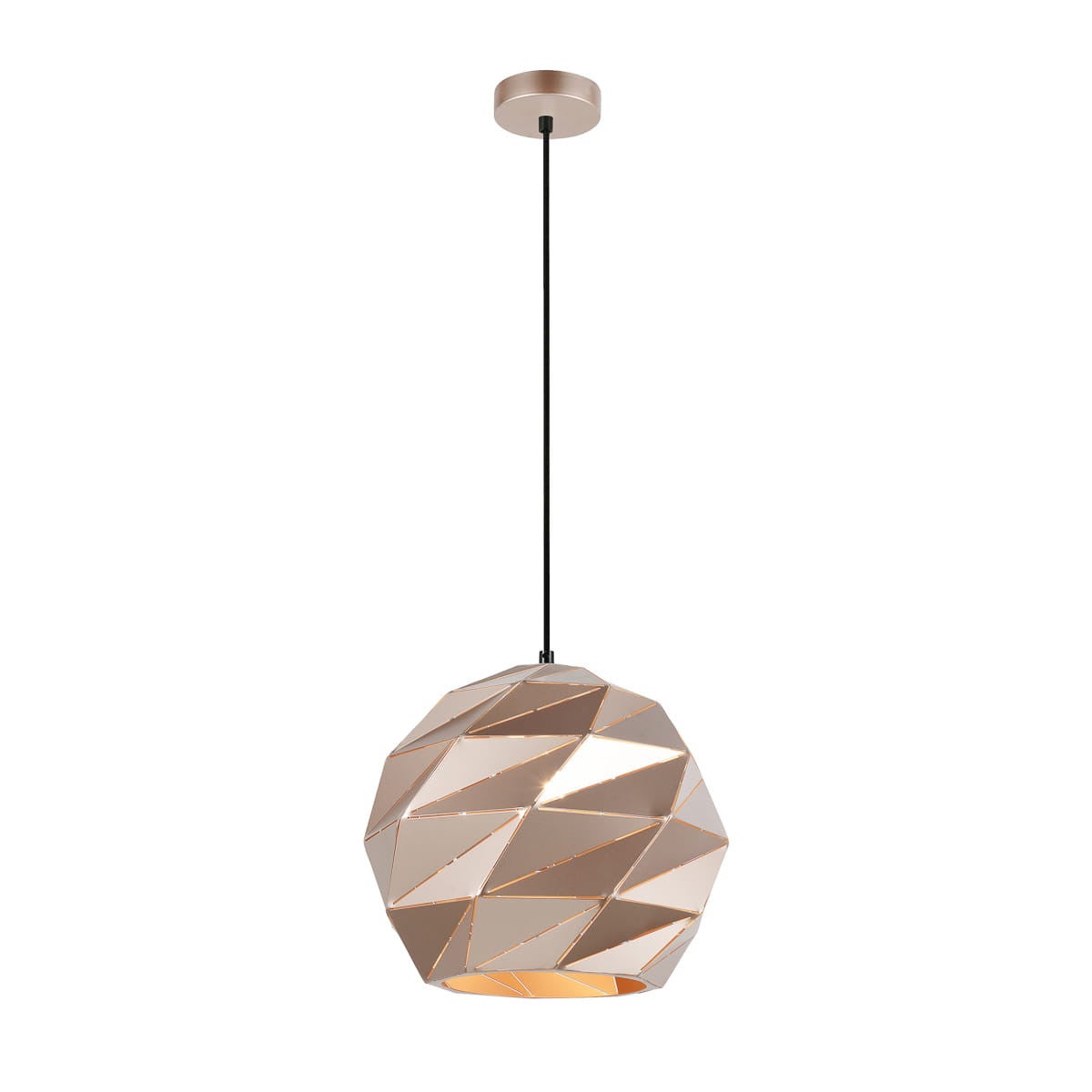 Lampa sufitowa wisząca Palermo złota 1xE27x40W nowoczesna wym: 100 x 32 x 32 cm metal Italux
