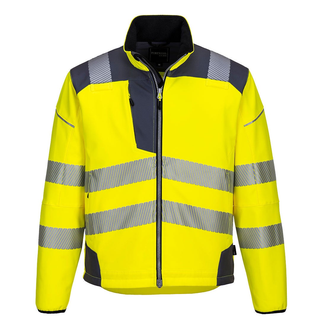 Veste de pluie softshell haute visibilité Portwest VISION Jaune / Noir L - 7