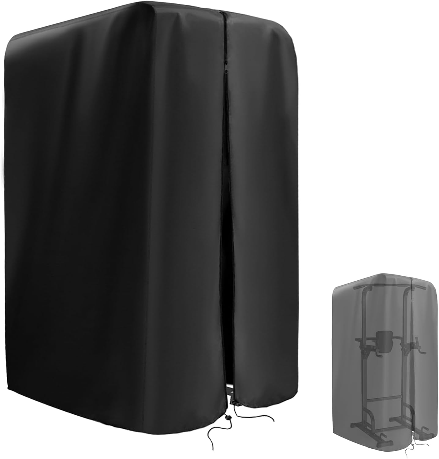 Ochraniacz na stojak gimnastyczny, pokrowiec na sprzęt do ćwiczeń w domu - do użytku wewnątrz i na zewnątrz, 107×102×163 cm