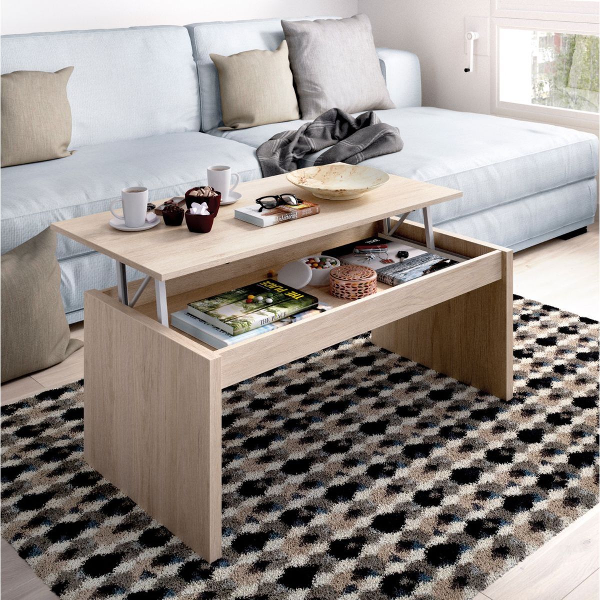 Table basse latérale 43 A X 102 AN X 50 P - 6